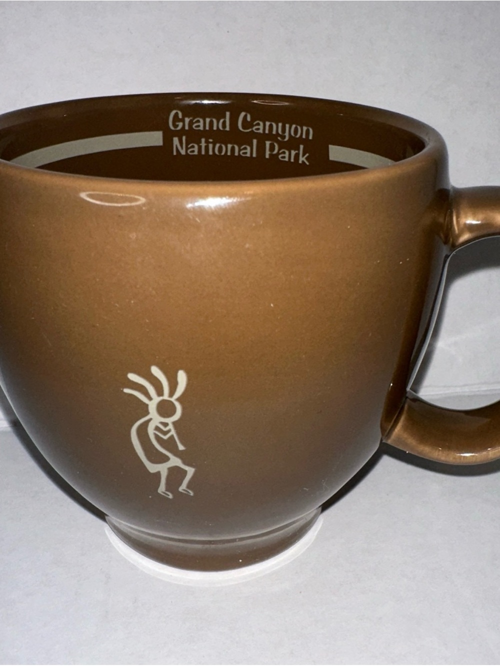 Grand Canyon National Park Brown Kokopelli Coffee Mug